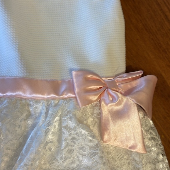 Jona Michelle Easter dress size youth 10 in white and pink - Picture 3 of 8